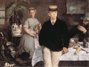 Edouard Manet Louncheon in the Studio Spain oil painting artist
